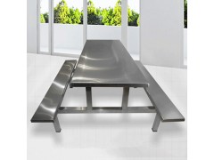 东莞员工食堂餐桌椅批发 不锈钢制造使用寿命长性价比高
